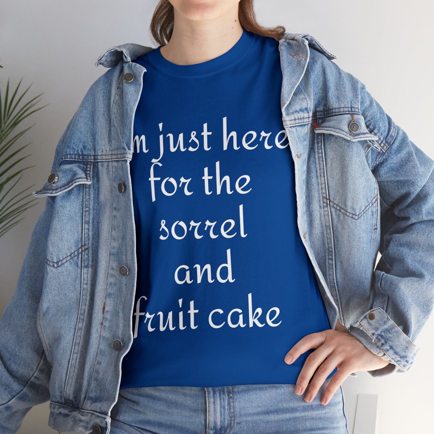 Sorrel and Fruit Cake T-shirt - Unisex Heavy Cotton Tee