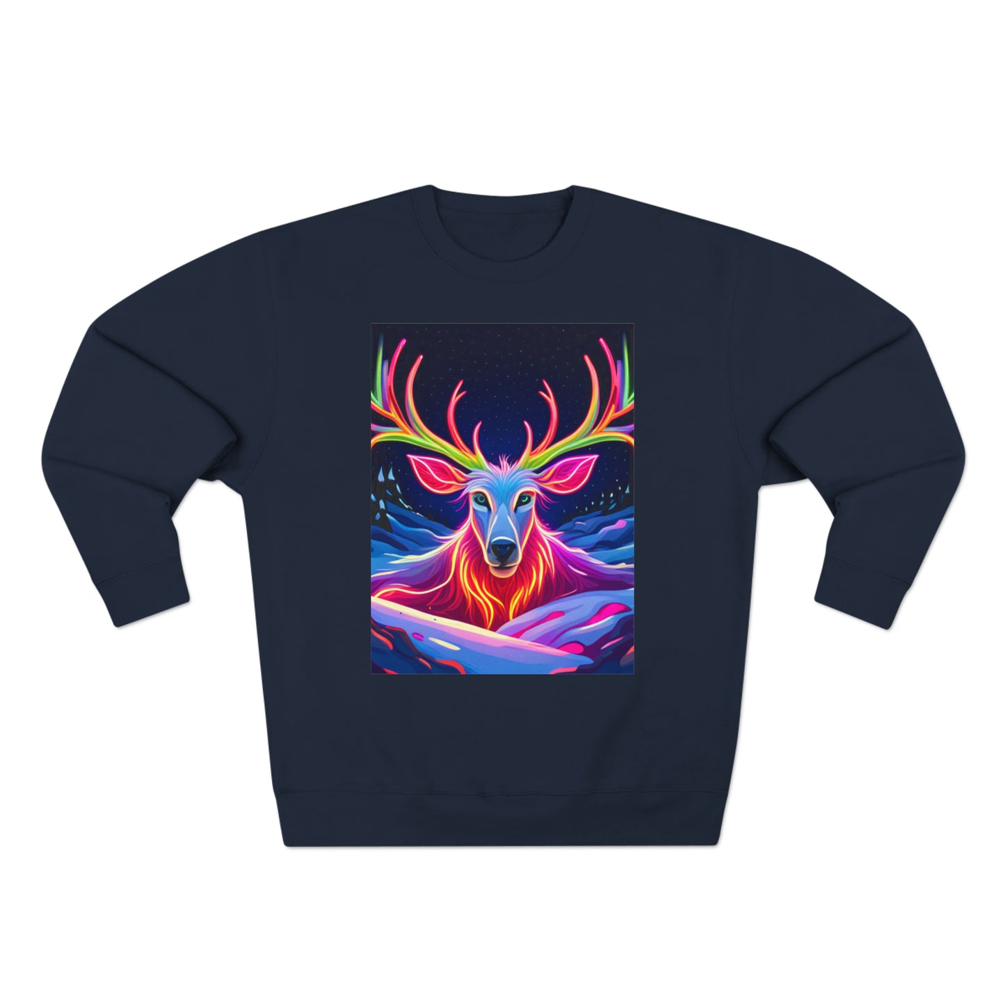 Neon Deer Premium Crewneck Sweatshirt Unisex