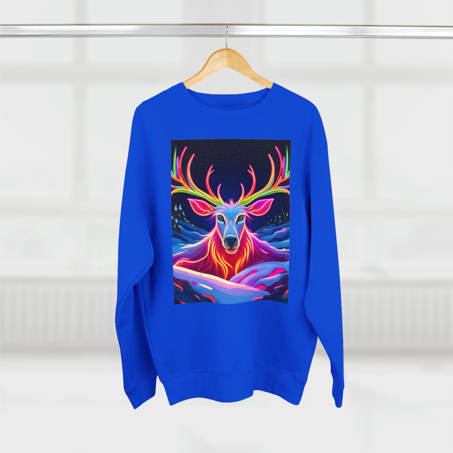 Neon Deer Premium Crewneck Sweatshirt Unisex