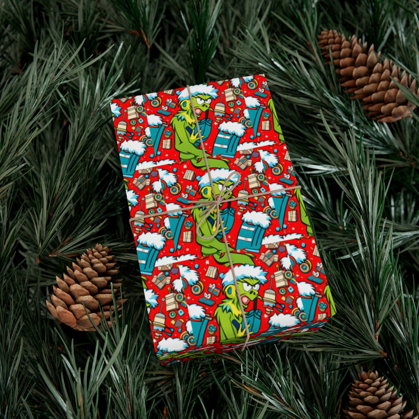Grinch Christmas Wrapping Paper